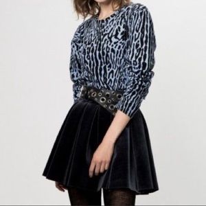 Maje Karjin Leopard Print Sweater